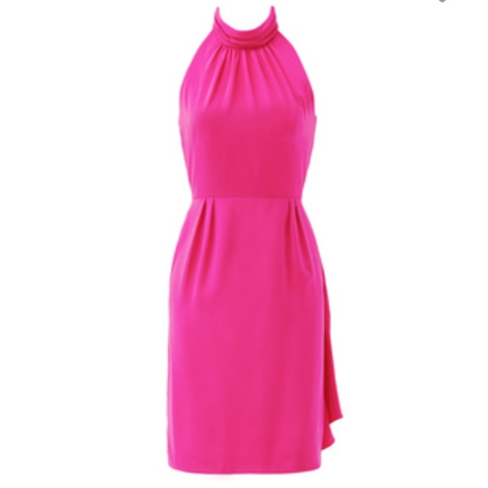 🎉NWT🎉Carmen Marc Valvo Halter Dress - Picture 3 of 4